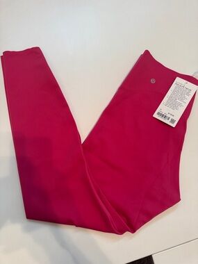 Lululemon NWT Glow Up HR Tight 28” SZ: 12 CLR: Raspberry Coulis